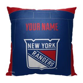 [Personalization Only] Official NHL Jersey Personalized Pillow - NY Rangers