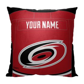 [Personalization Only] Official NHL Jersey Personalized Pillow - Hurricanes