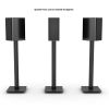 Pedestal Speaker Stand, Steel Construction, Cable Management