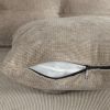 82.6" L-shape Sofa Bed Pull-out Sleeper Sofa with Wheels, USB Ports, Power Sockets for Living Room (SG001230AA), Khaki