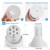 Wireless LED Spotlight 90 Degree Motion Sensor Night Lamp 360°Rotate Cordless Stairs Lights Battery Operated