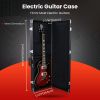 Electric Guitar Hard Shell Case Portable Square Guitar Case Hardshell for Standard Electric Guitars Black(No shipment on weekends)