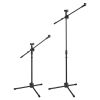 Mic Stand w/ Boom Arm 2mic Black