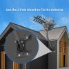 28-36dB 360° UV Dual-band Outdoor Antenna with Stand Black