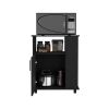 Lower Microwave Cabinet Kit, Black Wengue Finish